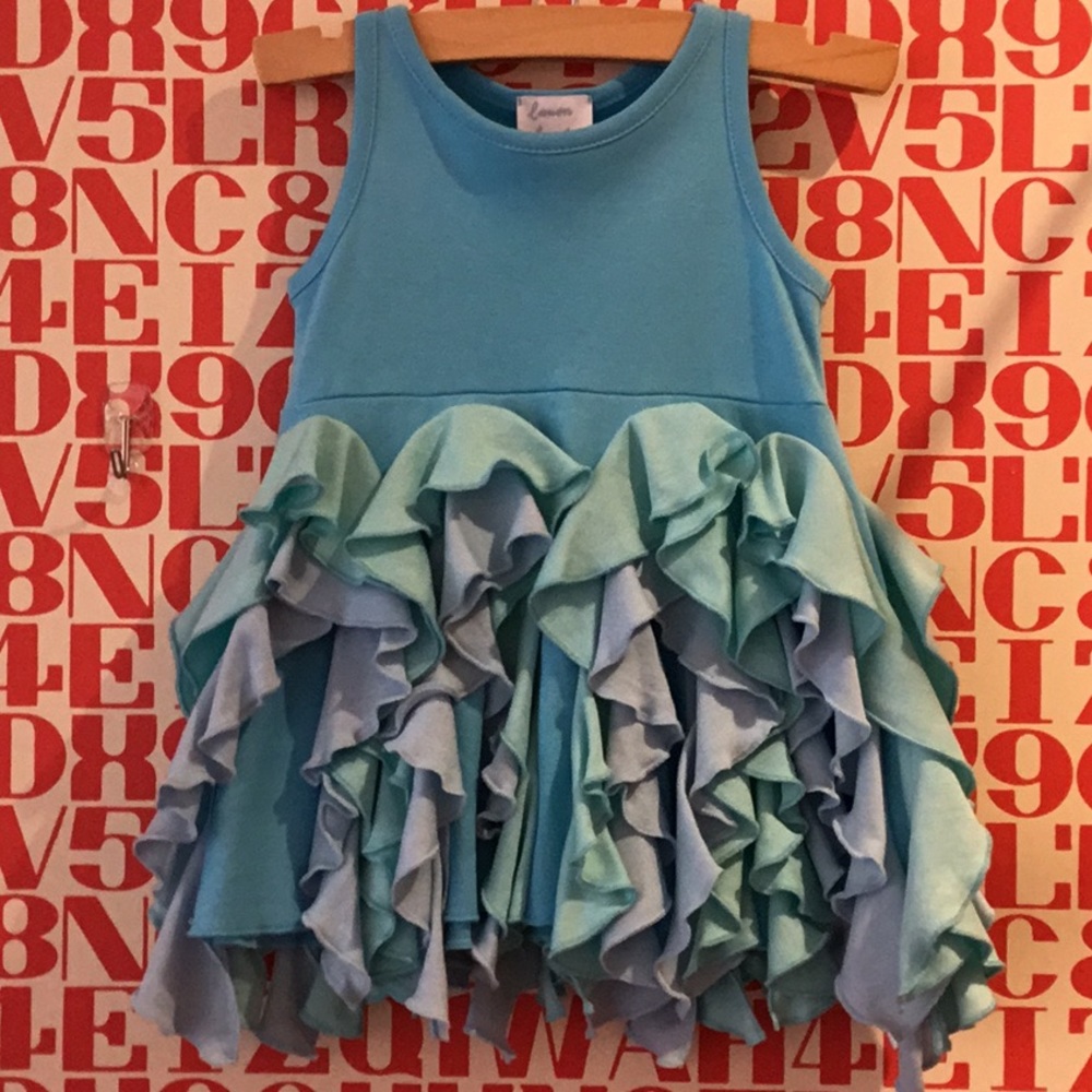 Lemon Loves Lime Layette Radiant Dress, NEW WITH TAGS, 6-12 months!